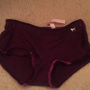 Pink victoria secret burgundy underwear
